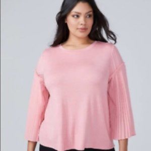 Lane Bryant pink top